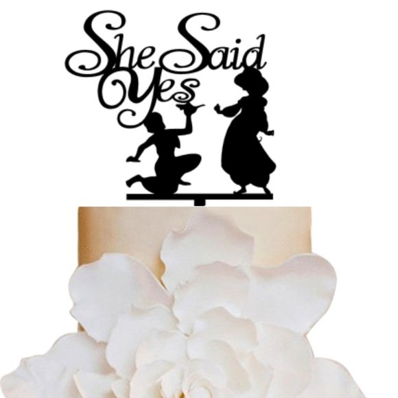 Aladdin Jasmine Inspired She Said Yes Proposal - Picture 1 of 2